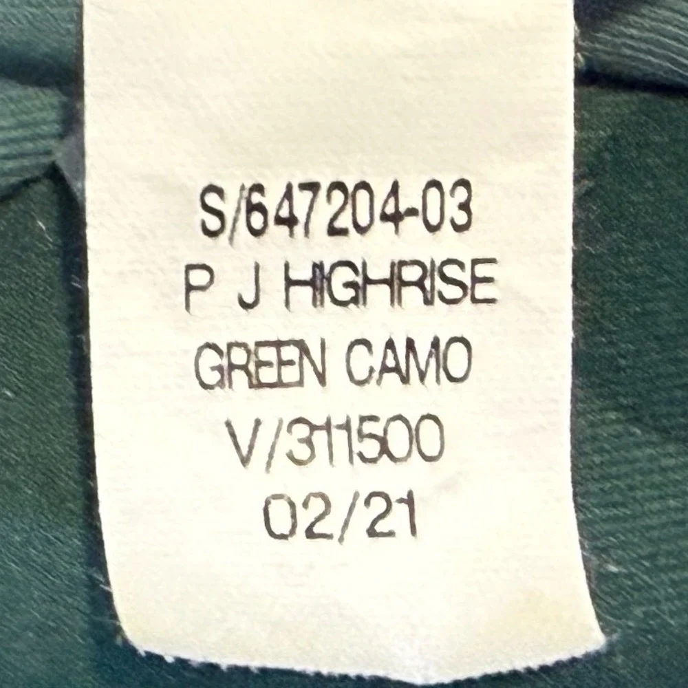 Old Navy Active Powersoft‎ Girls XL 14-16 Green Camo High Rise Leggings